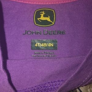 John Deere Shirts & Tops - (Girls) Purple Graphic Horse T-Shirt w/Flowers John Deere Shirts & Tops - (Girls) Purple Graphic Horse T-Shirt w/Flowers
